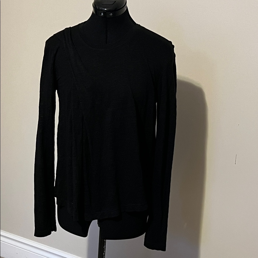 WILT Linen Crewneck Top